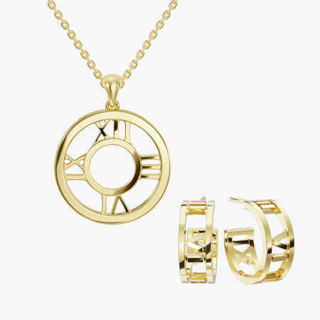 Numeric Style Gold Half Set